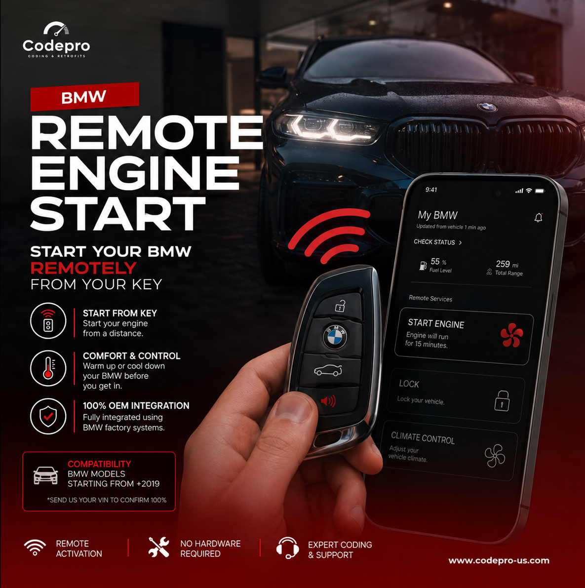 BMW Remote Engine Start