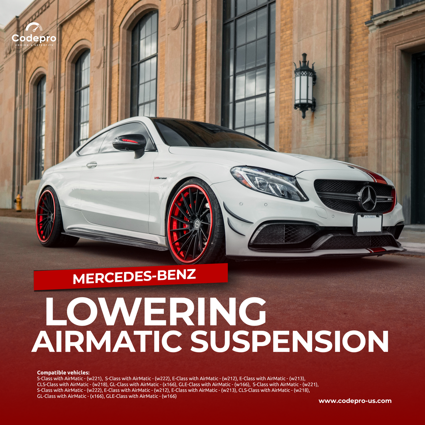 Mercedes-Benz Lowering Airmatic Suspension