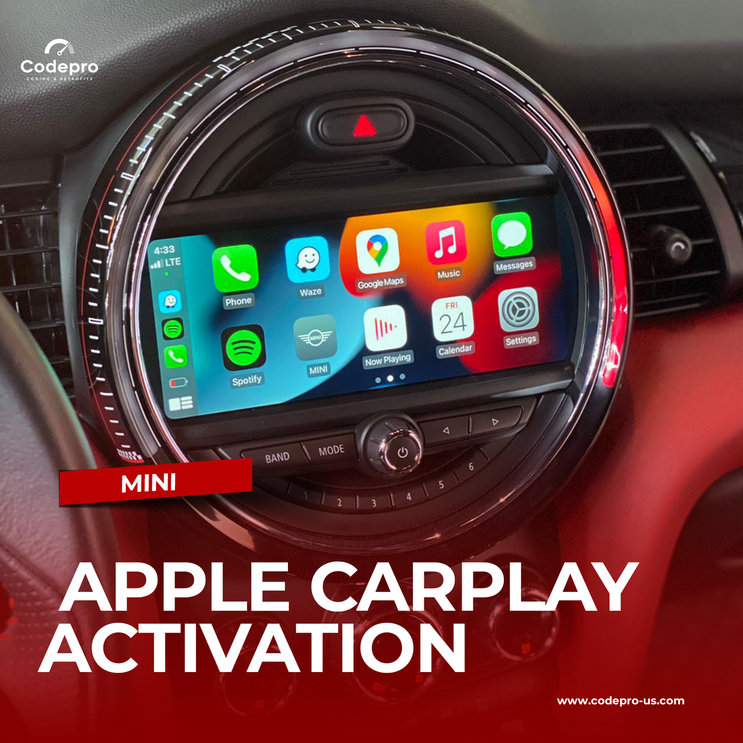 MINI Apple CarPlay Activation