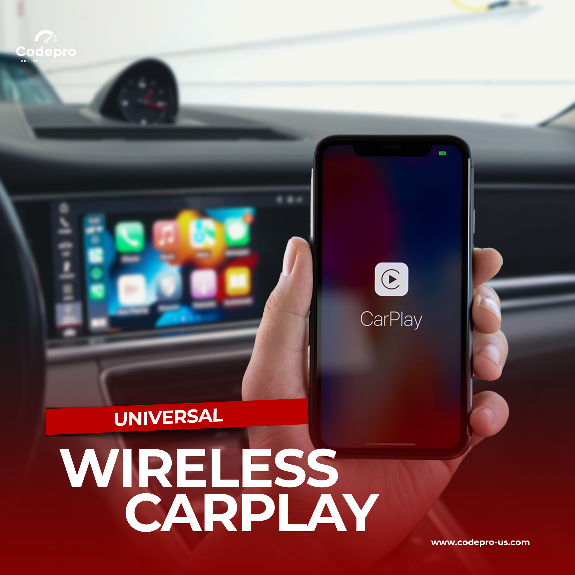 Universal Wireless CarPlay Adapter – Codepro