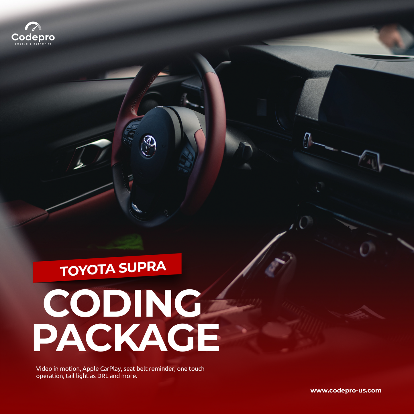 Toyota Supra Coding Package