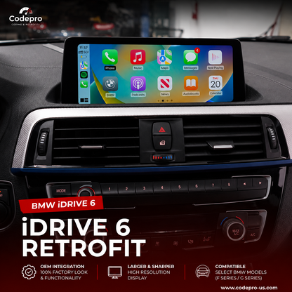 BMW NBT Evo iDrive Retrofit Kit (ID5 / ID6) - Pre-Coded to Your VIN