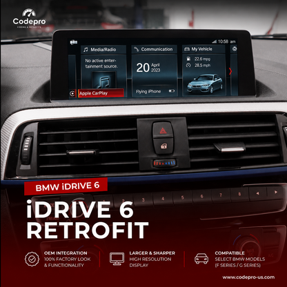 BMW NBT Evo iDrive Retrofit Kit (ID5 / ID6) - Pre-Coded to Your VIN