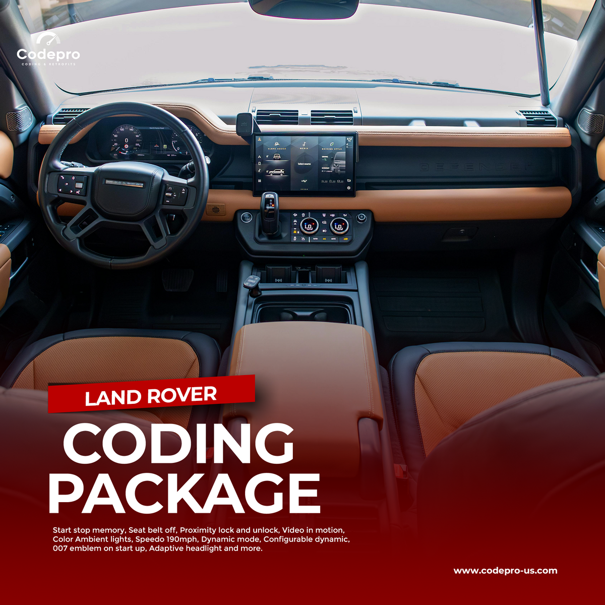 Range Rover Packaging Design Land Rover Coding Package – Codepro