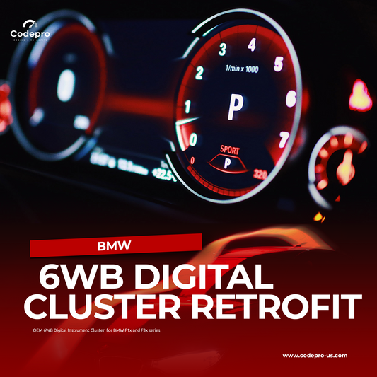 BMW 6WB Digital Instrument Cluster Retrofit