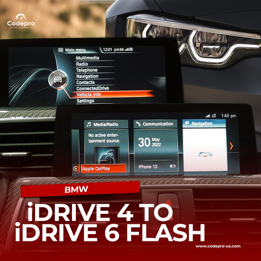 BMW iDrive 4 to iDrive 6 flash