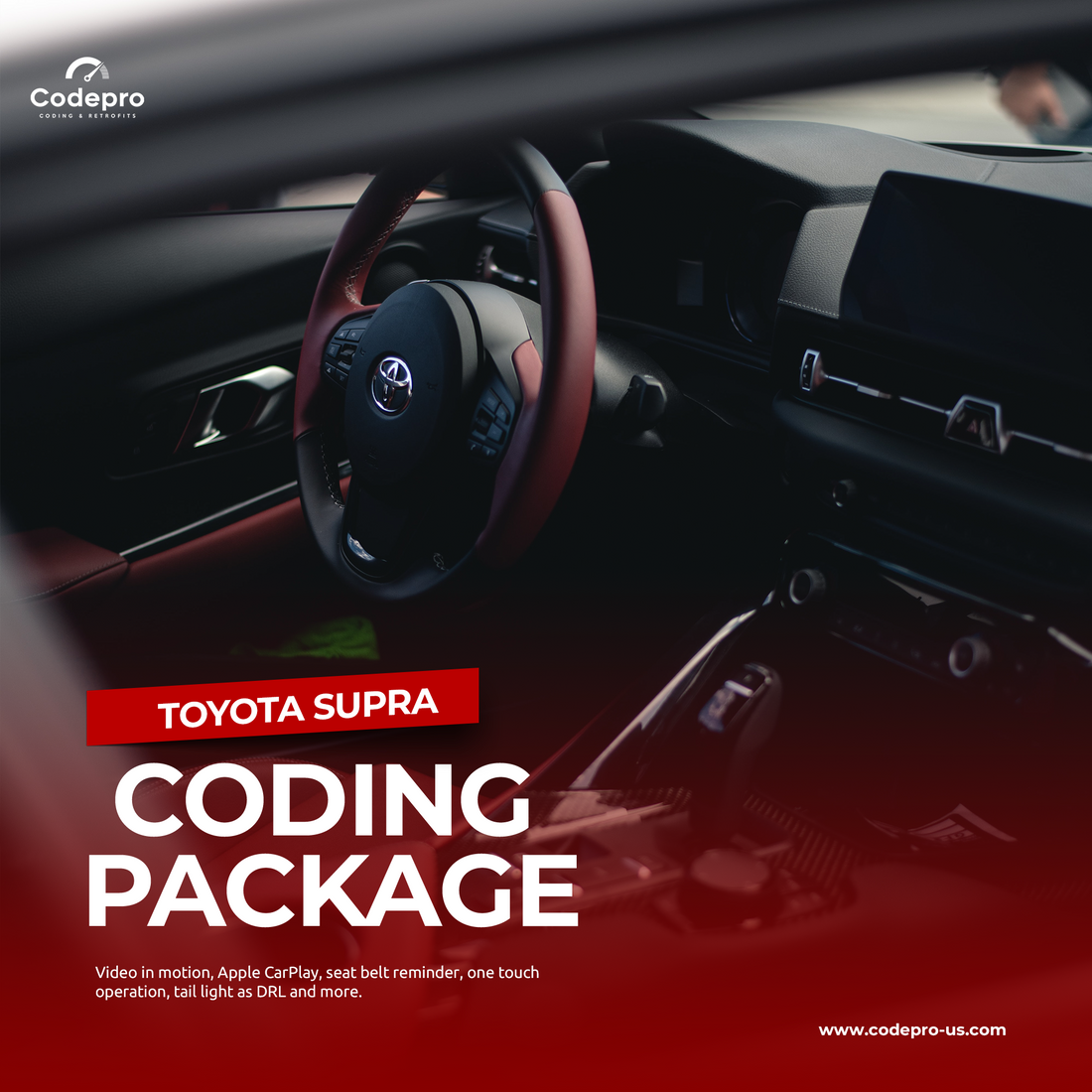 Toyota Supra Coding Package – Codepro